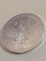 ドイツ 1972J 10マルク銀貨 Munich Olympics-flame_画像2