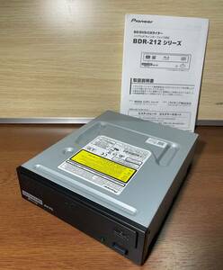 Pioneer パイオニア Ultra HD Blu-ray UHDBD再生対応 BD/DVD/CDライター バルク品 ソフト無し ブラック BDR-212UHBK