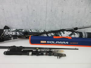 MS 1円～ 美品【メジャークラフト ダイワ OGK 釣竿 まとめ】UMINO LURE ROD 80-ML SPXJ-S60MH 投竿 リバティクラブ 30-240 シーバス 青 穴