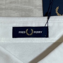 FRED PERRY/フレッドペリー/新品タグ付き/B.D. S/S Polo Shirt/ボタンダウン ショートスリーブ ポロシャツ/半袖/ホワイト/月桂樹刺繍_画像7