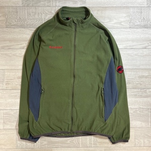 MAMMUT/マムート/Excursion Light Fleece/エクスカージョン ライトフリース/ジップアップフリースジャケット/グリーン系/スタンドネック