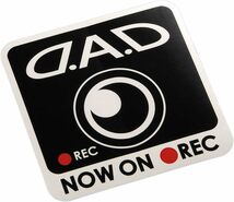 ギャルソン DAD ドライブレコーダー ステッカー【D.A.D】 ST136-02 D.A.D_画像1