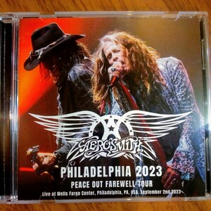 AEROSMITH 「PHILADELPHIA 2023 PEACE OUT FAREWELL TOUR」エアロスミス二枚組!