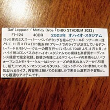 Def Leppard / Motley Crue「OHIO STADIUM 2023」 4枚組！ デフ・レパード モトリー・クルー_画像5