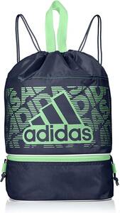 【KCM】Z-bag-76★展示品★【adidas/アディダス】ジュニア　スイムバッグ　スイミング　水泳　プール　2ROOM BAG　FTM30　 ネイビー　7L