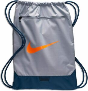 【KCM】Z-bag-51★展示品★【NIKE/ナイキ】ブラジリア　ロゴ　ジムサック　ナップサック　デイバッグ　BA5953-464　ブルー系　容量23L