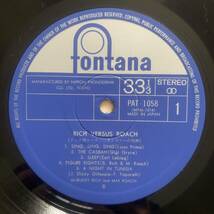 BUDDY RICH - MAX ROACH / RICH VERSUS ROACH (Fontana) 国内盤 - 帯_画像3