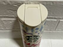 新品☆スターバックス　スタバ　Starbucks ステンレスタンブラー　マイボトル　水筒　真空二重構造　リューザブルストロー付　ボトル_画像6