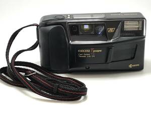 KYOCERA T scope Carl Zeiss Tessar T* 35mm/F2.8 京セラ フィルムカメラ カールツァイス 動作未確認 ジャンク