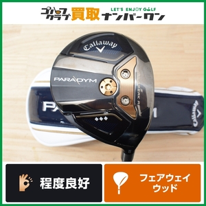 【ツアー支給品】キャロウェイ パラダイム トリプルダイヤモンド フェアウェイウッド HEVEN 7W 20° TOUR AD CQ6 フレックスS TCシリアル