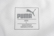 【程度良好 人気ブランド】プーマ PUMA メンズ 長袖ポロシャツ ホワイト サイズL ゴルフウェア アパレル メンズウェア 白 923962_画像9