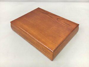 高山けやき工房 文箱 木箱 書類ケース 内寸約28.5cm×21cm 2310LS255