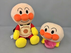 セガトイズ ぬいぐるみ2体まとめセット それいけ！アンパンマン メガジャンボ カゴ/パン屋さん 小物入れぬいぐるみ 未使用 2311LT158