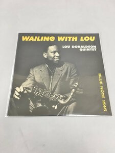 LPレコード LOU DONALDSON QUINTET WAILINGH WITH LOU Blue Note 1545 2310LBR106