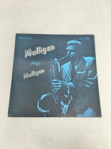 LPレコード Gerry Mulligan / Mulligan Plays Mulligan Prestige PRLP 7006 2310LBR049