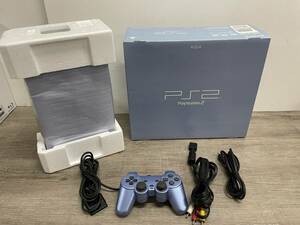 ☆ PS2 ☆ プレイステーション2 SCPH-39000 AQUA アクア 動作品 状態良好 本体 コントローラー 箱 付属 Playstation2 希少カラー 4411