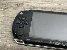 ☆ PSP ☆ プレイステーションポータブル PSP-1000 ブラック 動作品 状態良好 本体 バッテリー アダプター ポーチ 付属 0736_画像4