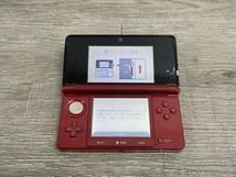 ☆ 3DS ☆ ニンテンドー3DS フレアレッド 動作品 状態良好 本体 タッチペン アダプター 付属 Nintendo 3DS ニンテンドー 任天堂 9454_画像5