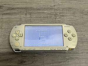 ☆ PSP ☆ プレイステーションポータブル PSP-1000 シャンパンゴールド 動作品 状態良好 本体のみ Playstation Portable SONY 2893