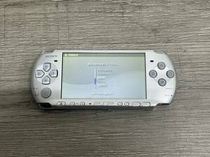 ☆ PSP ☆ プレイステーションポータブル PSP-3000 ミスティックシルバー 動作品 状態良好 本体 のみ Playstation Portable 1242