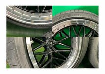 参 20X8.5J +48 AME シュタイナー FTX 114.3 5H 3本 アルミホイール 225/35R20 34413 3X437_画像8