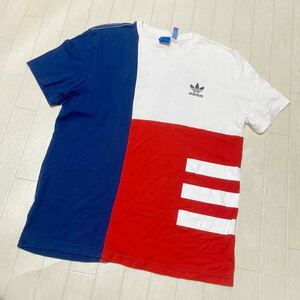 3719☆ adidas アディダス アディダスオリジナルストップス 半袖Tシャツ スポーツ カジュアル メンズ キッズ XO