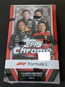 未開封 2022 Topps Chrome Formula 1 Racing Hobby Lite BOX F1 ボックス シュリンク付き 緩衝材封筒配送予定 フェルスタッペン 角田裕毅