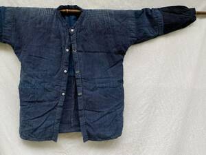  valuable super . Meiji period Taisho period . stitch reinforcement shirt ..... connection . Indigo ... Japan Vintage JAPAN VINTAGE Japanese clothes ..00s10s20s