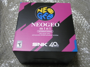 〔新品未開封〕NEOGEO mini INTERNATIONAL ネオジオミニ インターナショナル版 SNK