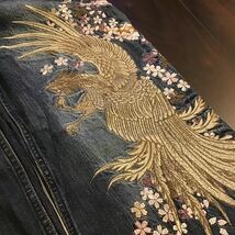 絡繰魂/ジーンズ/刺繍/プリント/サイズ36_画像5