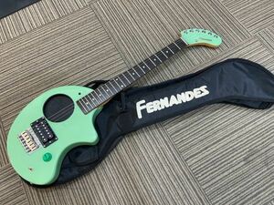 1円 エレキギター FERNANDES フェルナンデス ZO-3 ゾーサン ぞうさんギター 本体+ソフトケース 動作確認済み