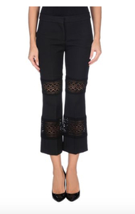 **ALEXANDER MCQUEEN Alexander Mac .-n cropped pants black 40** tag equipped 