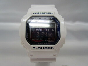 ■□ G-SHOCK ジーショック CASIO カシオ GWX-5600C G-LIDE タフソーラー カラー ホワイト 腕時計 電波時計 中古 稼働確認済み□■