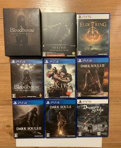 【中古美品・未開封】フロム7本セット ダークソウル エルデンリング セキロ ブラッドボーン DARK SOULS Bloodborne SEKIRO PS4 PS5