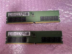 動作確認済 SAMSUNG DDR5-4800 32GB 2枚 計64GB