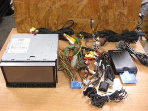 動作確認済 クラリオン NX808 AM FM CD DVD USB Bluetooth VTR TV フルセグ 地デジ対応 HDDナビ 地図2008年製 送料安 ワゴンR タント 