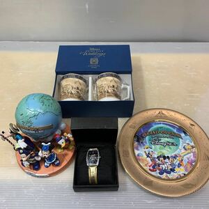 Disney Sea グランドオープン 置き物、絵皿、Disneyホテル ミラコスタ マグカップ、ミッキー腕時計