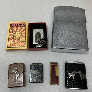 ZIPPO オイルライター (donehill、ビリケン、varga girl) などいろいろまとめて！ジャンク品