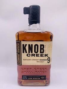 【未開栓】 KNOB CREEK ノブクリーク 9年 SMALL BATCH スモールバッチ BOURBON WHISKEY バーボン ウイスキー 750ml 50％ お酒