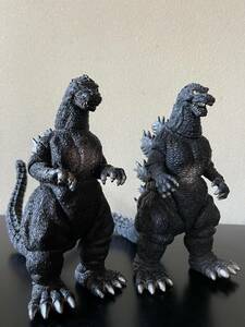 【ゴジラ☆ＧOＤＺＩＬＬＡ☆フィギュア(1991年＆1992年)2体セット】東宝　バンダイ　ゴジラシリーズ　日本製　ソフビフィギュア