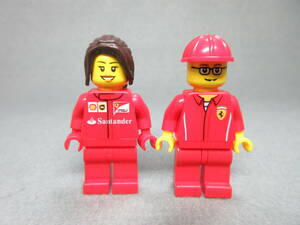 LEGO★52 正規品 街の人 ミニフィグ セット CITY シリーズ 同梱可 レゴ シティ タウン フェラーリ チーム サーキット クルー 整備士 ピット