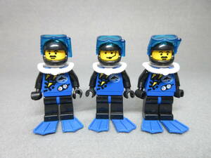 LEGO★164 正規品 旧タウン ダイバー ミニフィグ セット CITY シリーズ 同梱可能 レゴ シティ タウン レトロ オールド ダイバー 潜水士