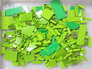 LEGO★ライム グリーン系 500g ブロック プレート スロープ 合わせて 500グラム ㎏ 同梱可能 レゴ 60サイズ発送 マインクラフト