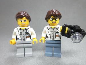 LEGO★247 正規品 研究員 街の人 ミニフィグ CITY シリーズ 同梱可能 レゴ シティ タウン ラボ 科学 実験 ジュラシック ステーション
