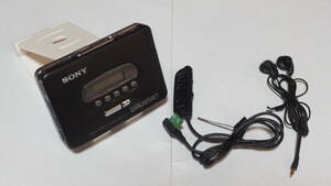 SONY ラジオ対応 ステレオ カセットテーププレーヤー WALKMAN WM-FX777 ブラック ジャンク品