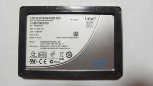 intel 2.5インチ 9.5mm厚 SATA2 接続 内蔵 SSD 40GB X25-V SSDSA2M040G2GC 動作品