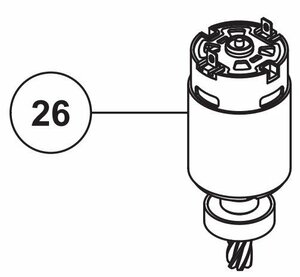 HiKOKI high ko-ki18V cordless plant barber's clippers CH1830DA for motor 379700 parts repair gardening structure . agriculture . garden garden gardening ....