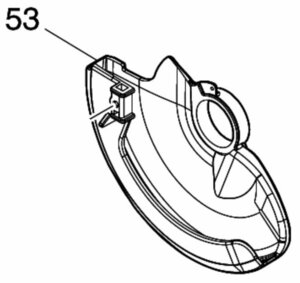 マキタ makita 18V 125㎜ 充電式マルノコ HS475DZ 用 セーフティカバー 454396-5 部品 パーツ 修理 丸のこ 丸鋸 大工 造作 建築 内装