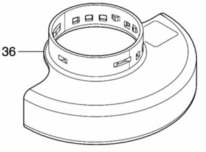 マキタ makita 40Vmax 100mm 充電式 ディスクグラインダ GA045GZ 用 ホイールカバー100BCP 140N77-8 ジスク グラインダ 部品 修理 パーツ