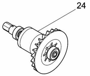 マキタ makita 18V 充電式 ソフト インパクト ドライバ TS141DZ 用 ロータ 619358-2 部品 パーツ 修理 建築 建設 大工 電工 電設